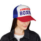 American Boxing Trucker Cap - Classic Style Hat for Sports Fans and Fitness Enthusiasts