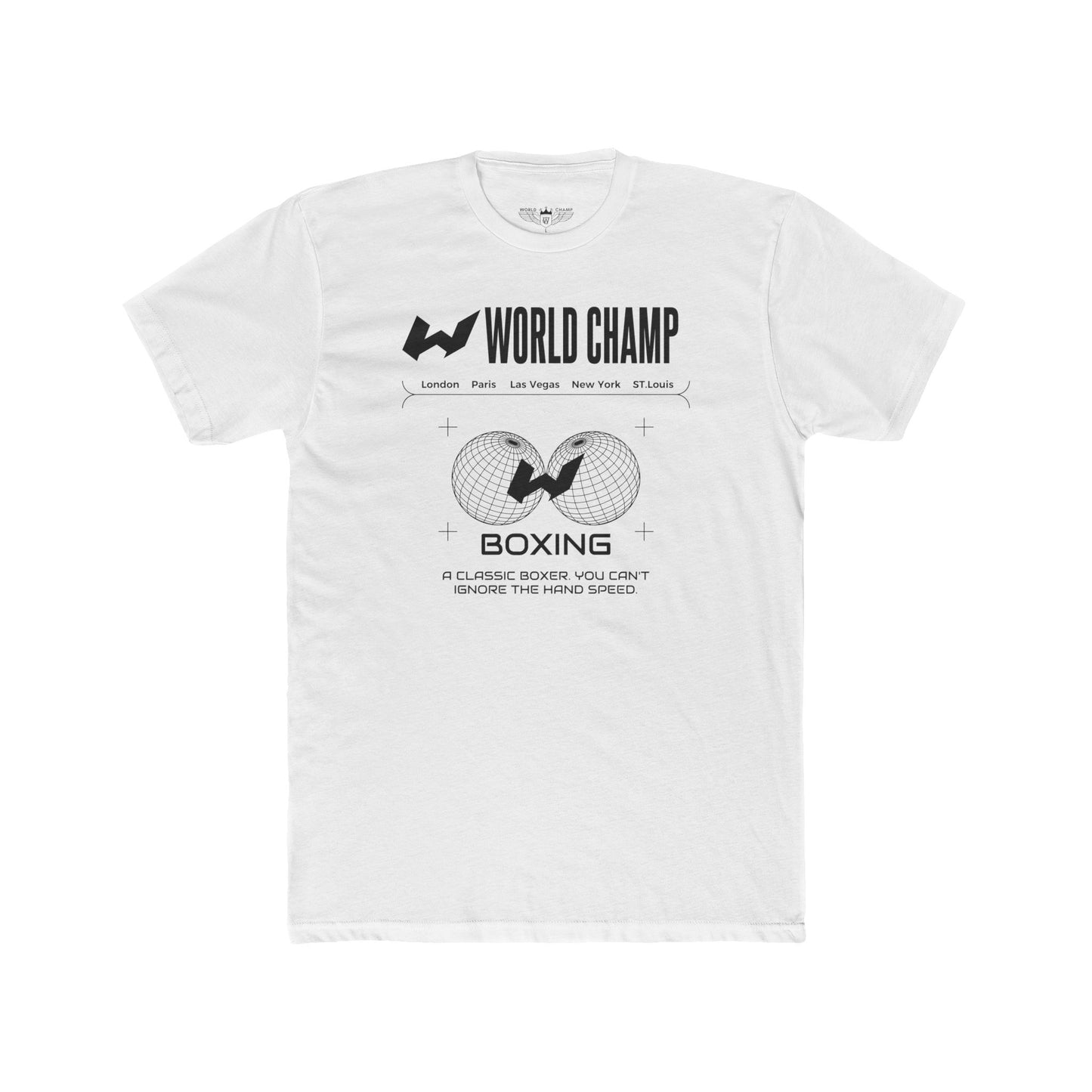 World Champ Classic Tee 100% Combed Ring-Spun Cotton Premium T-Shirt