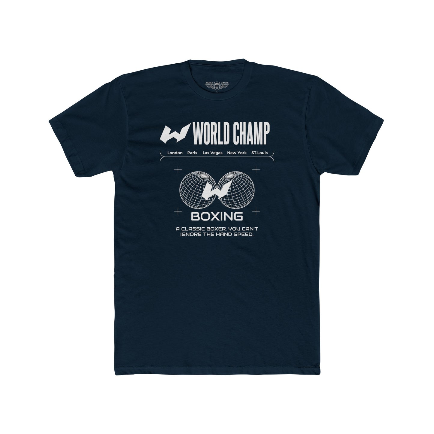 World Champ Classic Tee 100% Combed Ring-Spun Cotton Premium T-Shirt