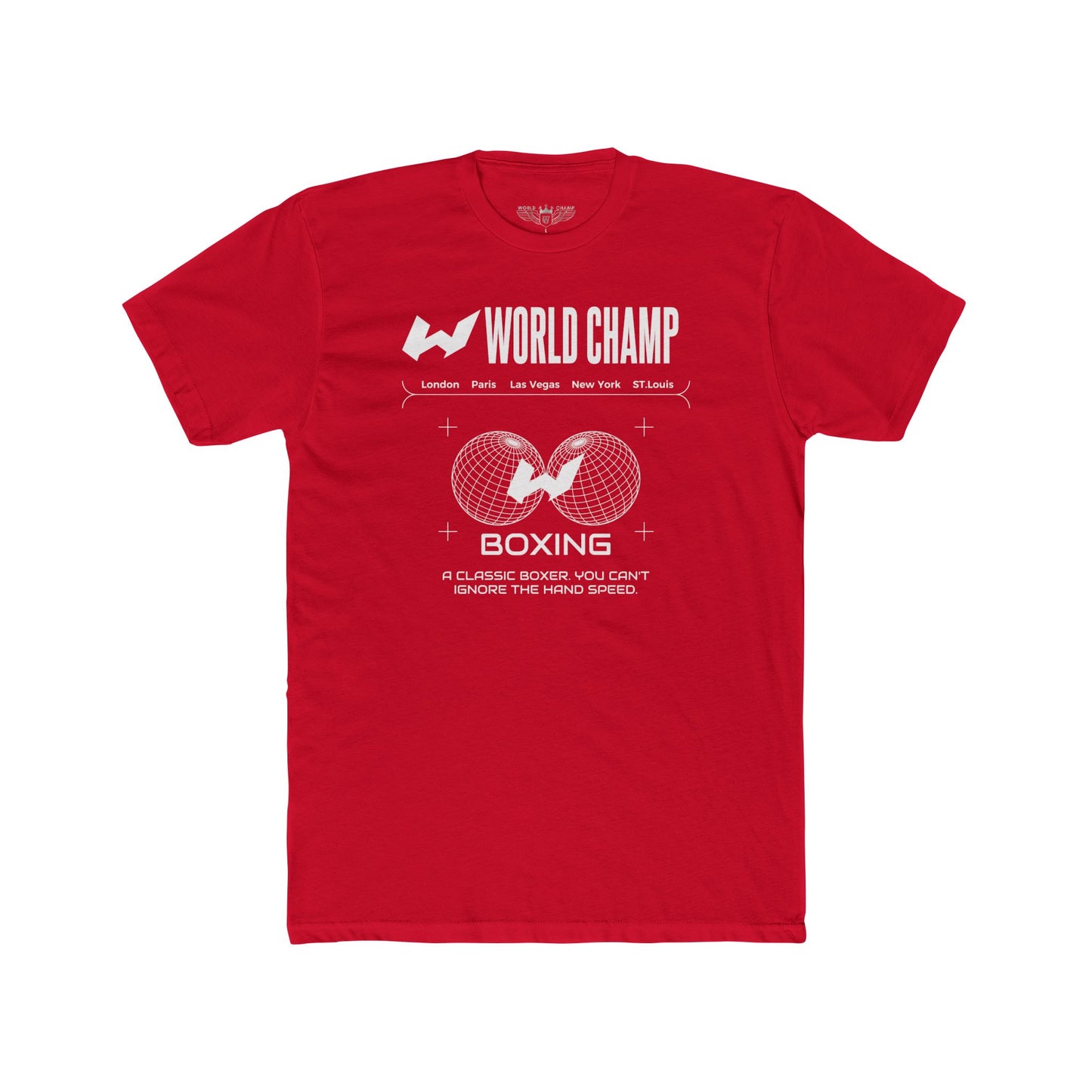 World Champ Classic Tee 100% Combed Ring-Spun Cotton Premium T-Shirt