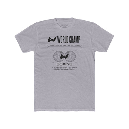 World Champ Classic Tee 100% Combed Ring-Spun Cotton Premium T-Shirt