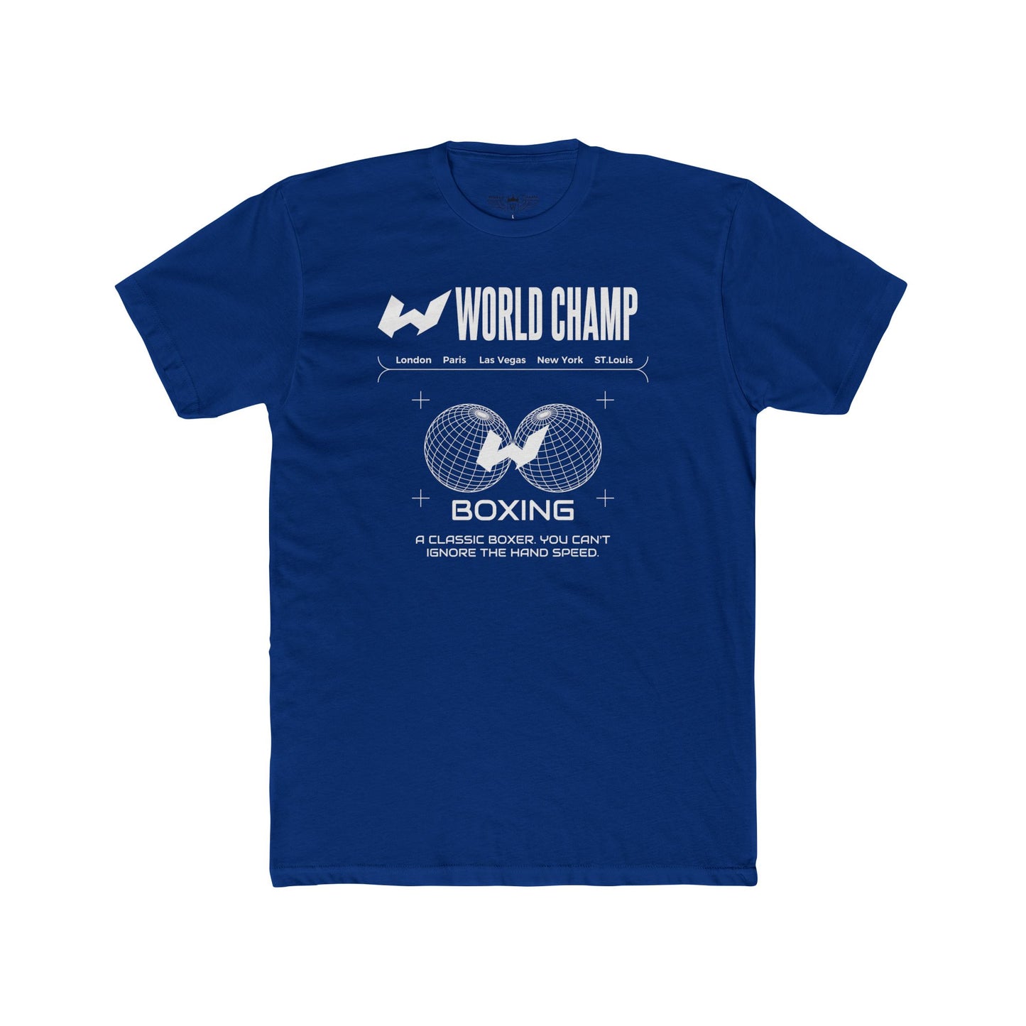 World Champ Classic Tee 100% Combed Ring-Spun Cotton Premium T-Shirt