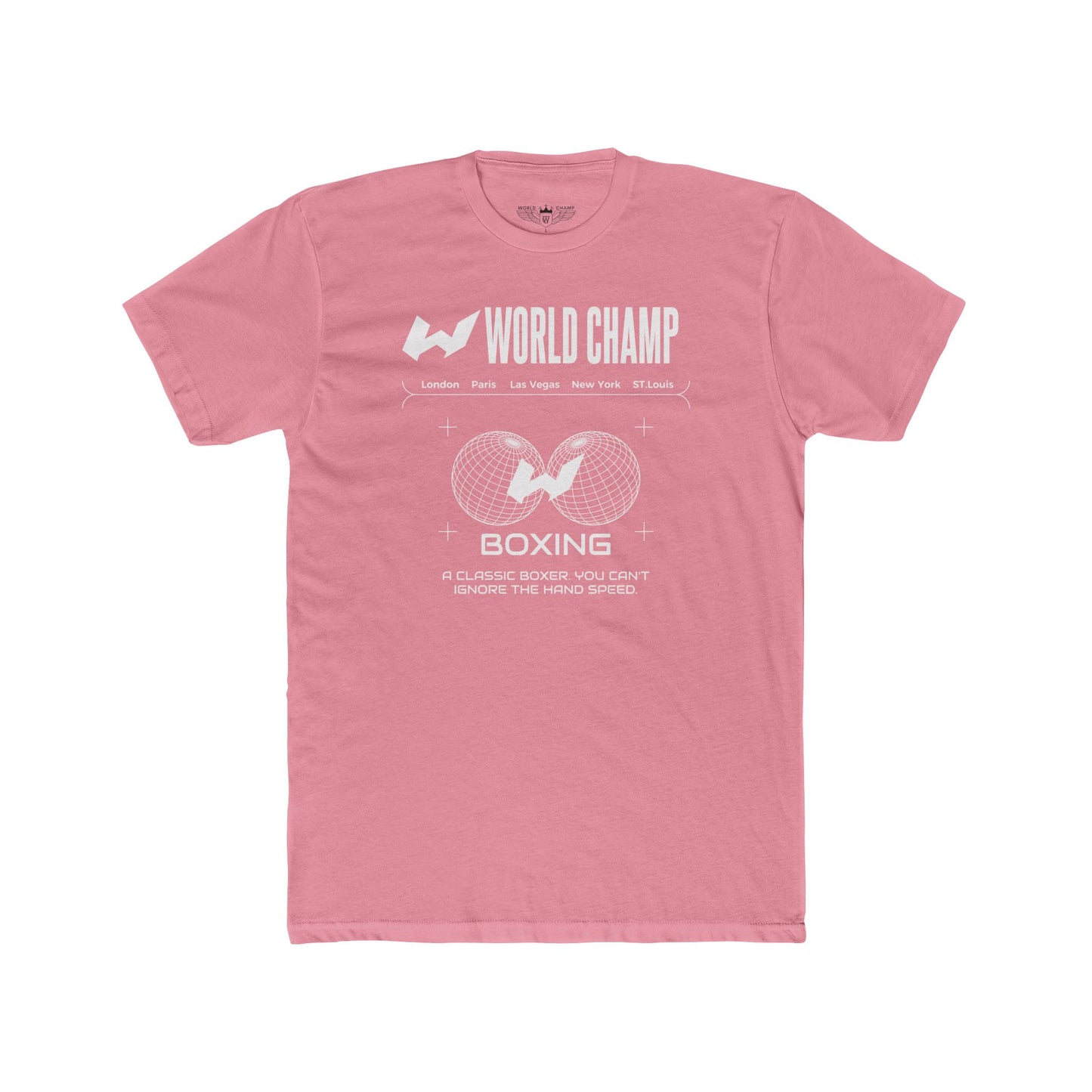 World Champ Classic Tee 100% Combed Ring-Spun Cotton Premium T-Shirt