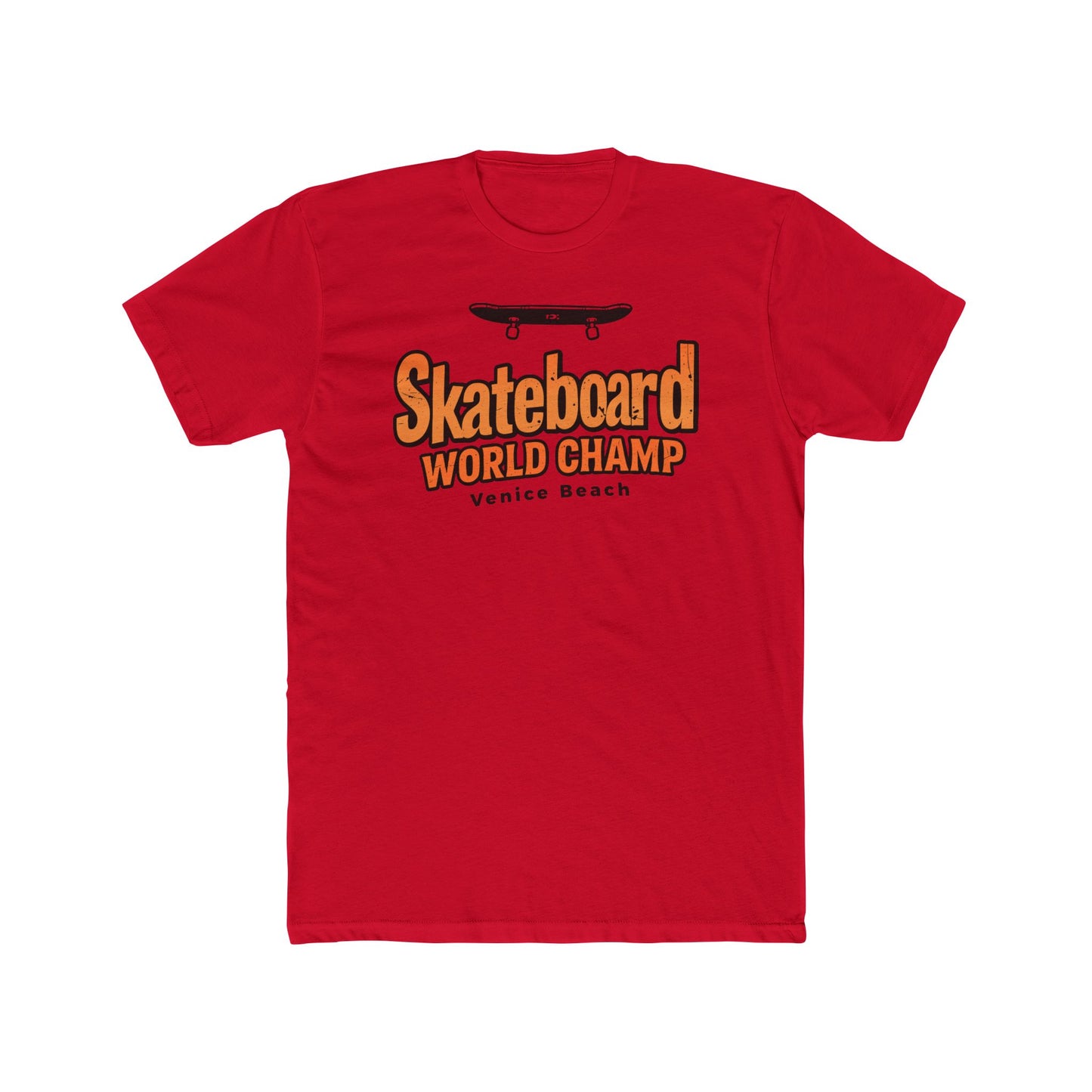 World Champ Skateboard Tee – 100% Combed Ringspun Cotton