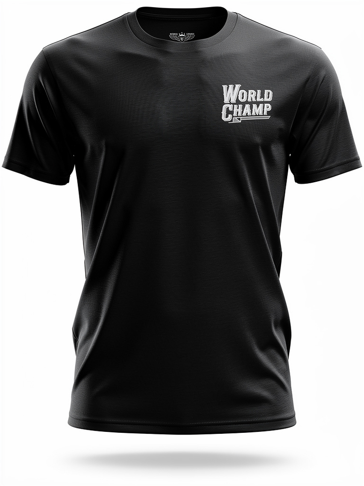 World Champ Classic Tee —100% Combed Ring Spun Cotton