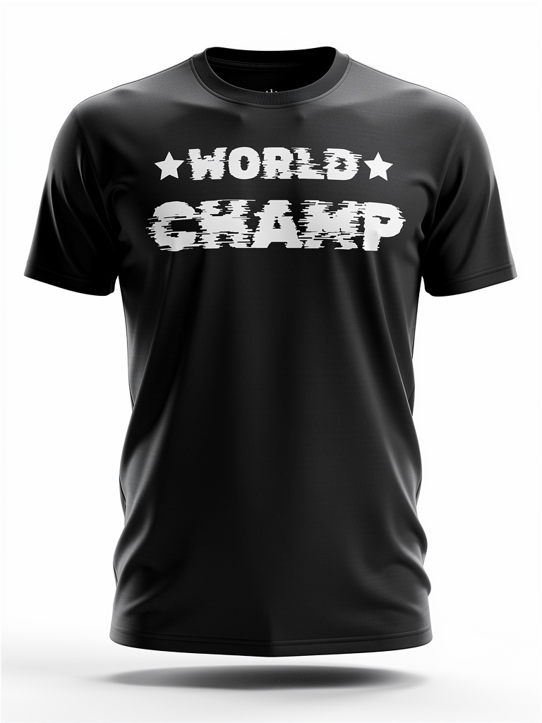 World Champ Classic T-Shirt 100% Combed Ring Spun Coton