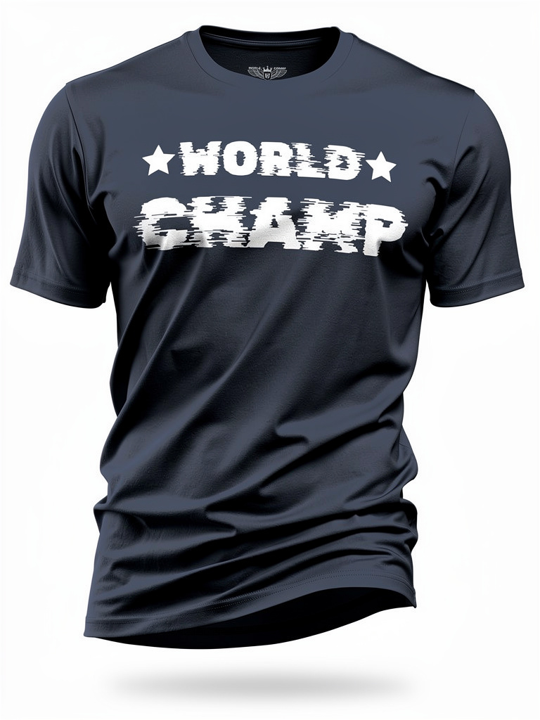 World Champ Classic T-Shirt 100% Combed Ring Spun Coton