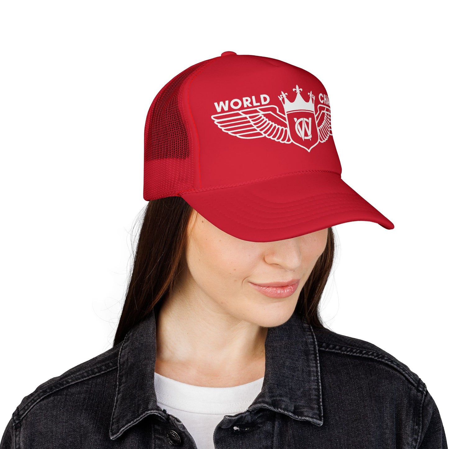 World Champ Wing Logo Trucker Cap