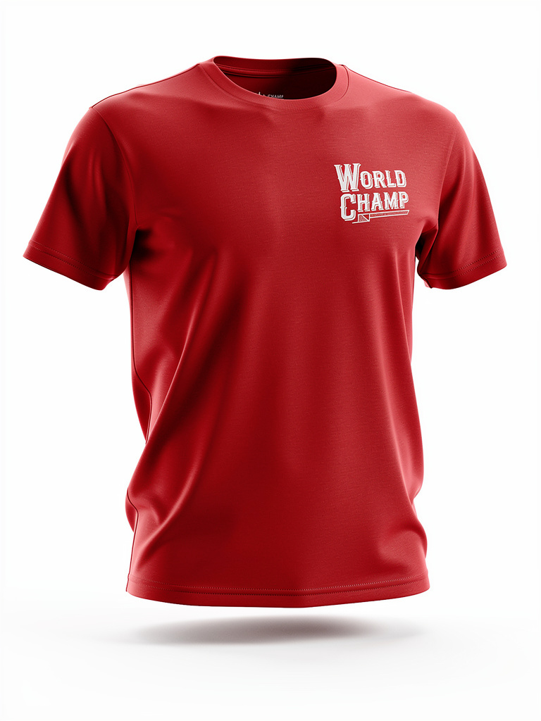 World Champ Classic Tee —100% Combed Ring Spun Cotton