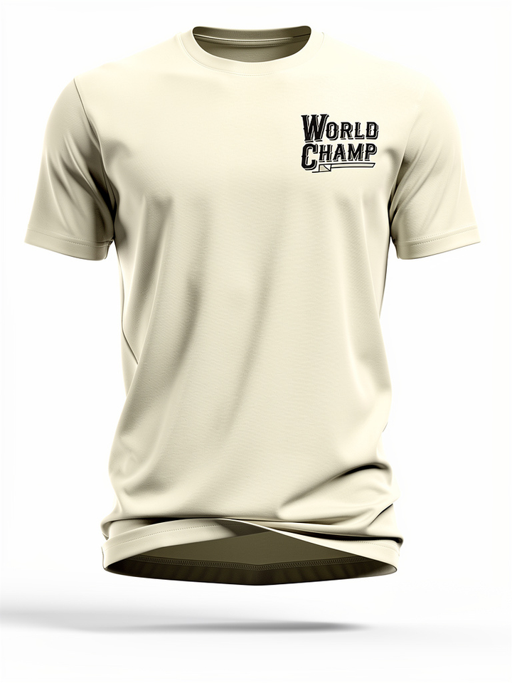 World Champ Classic Tee —100% Combed Ring Spun Cotton