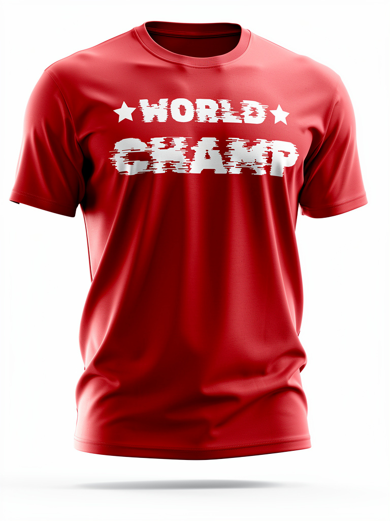 World Champ Classic T-Shirt 100% Combed Ring Spun Coton