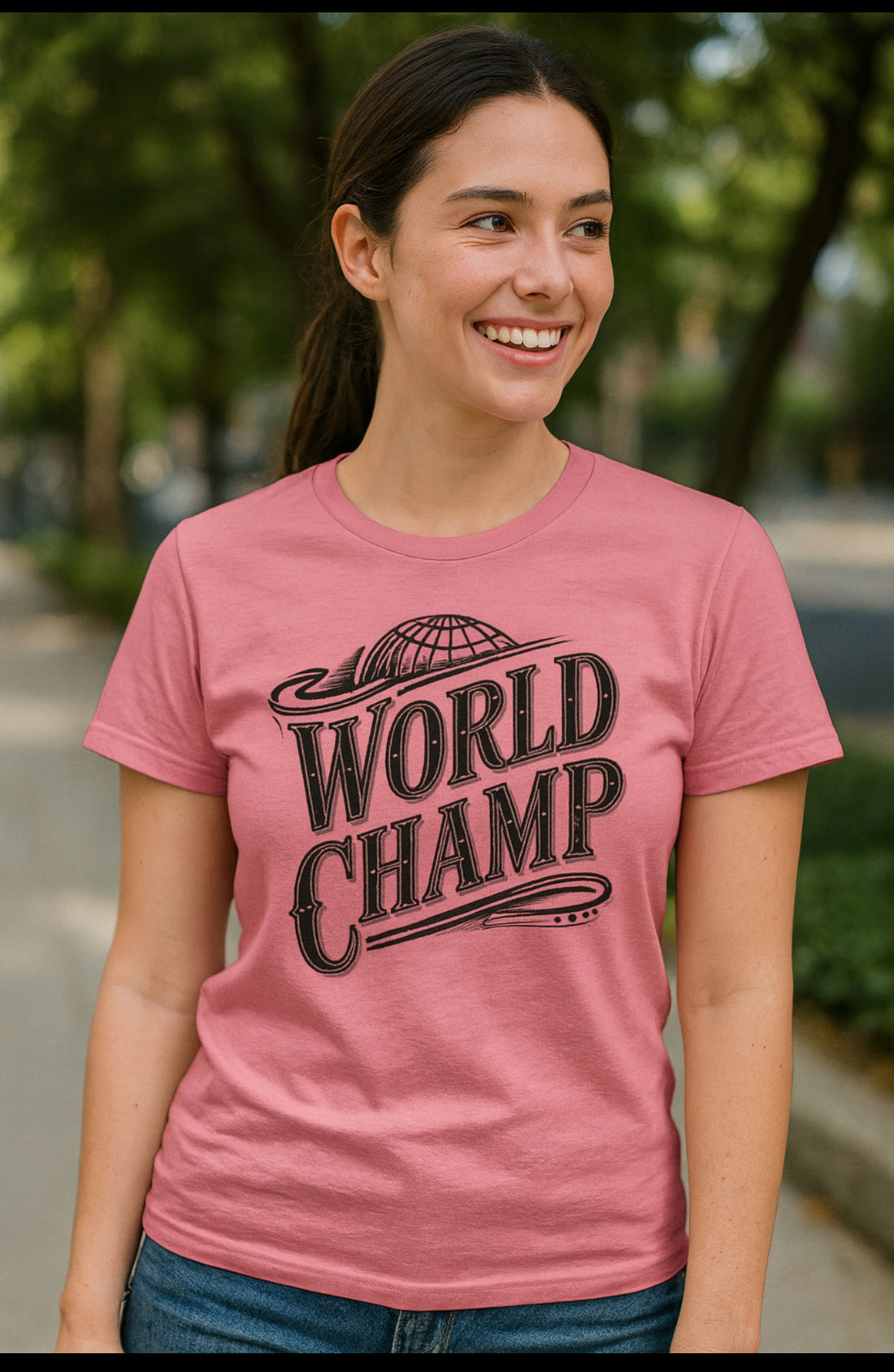 World Champ Tee – Premium 100% Combed Ring-Spun Cotton