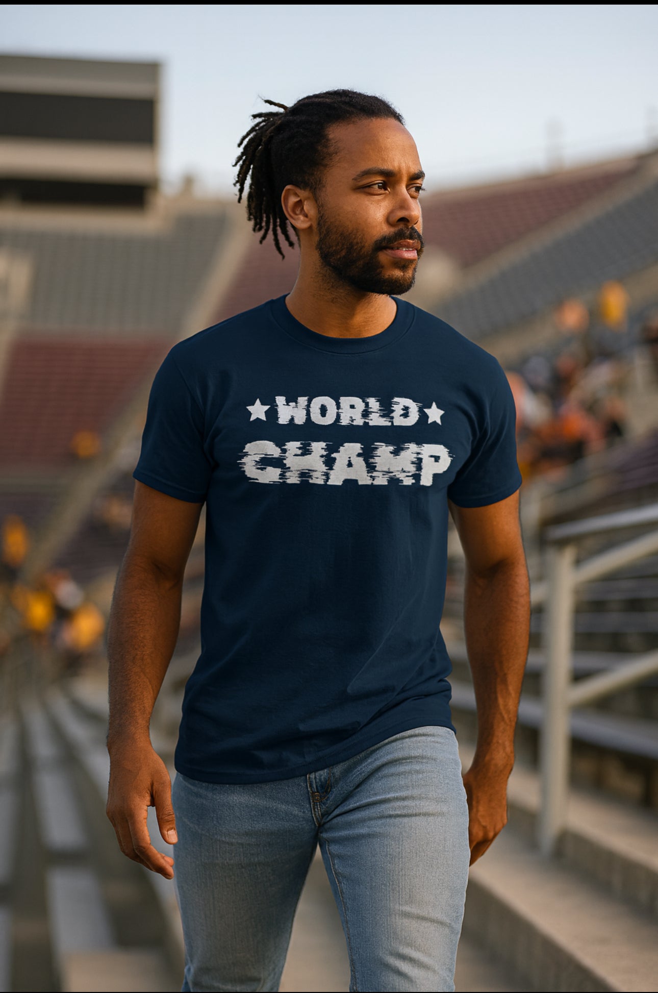 World Champ Classic T-Shirt 100% Combed Ring Spun Coton