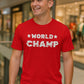 World Champ Classic T-Shirt 100% Combed Ring Spun Coton