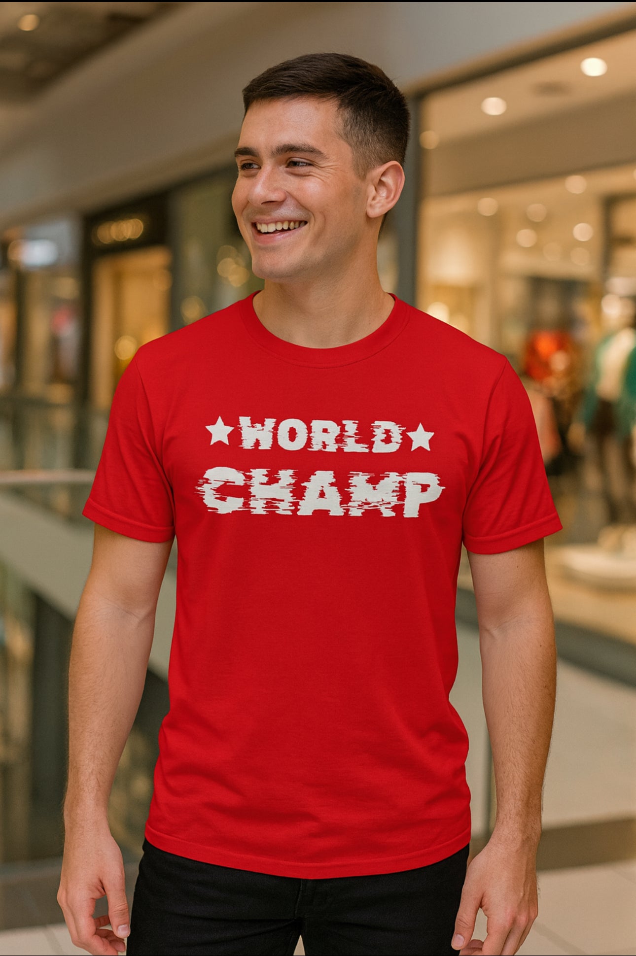 World Champ Classic T-Shirt 100% Combed Ring Spun Coton