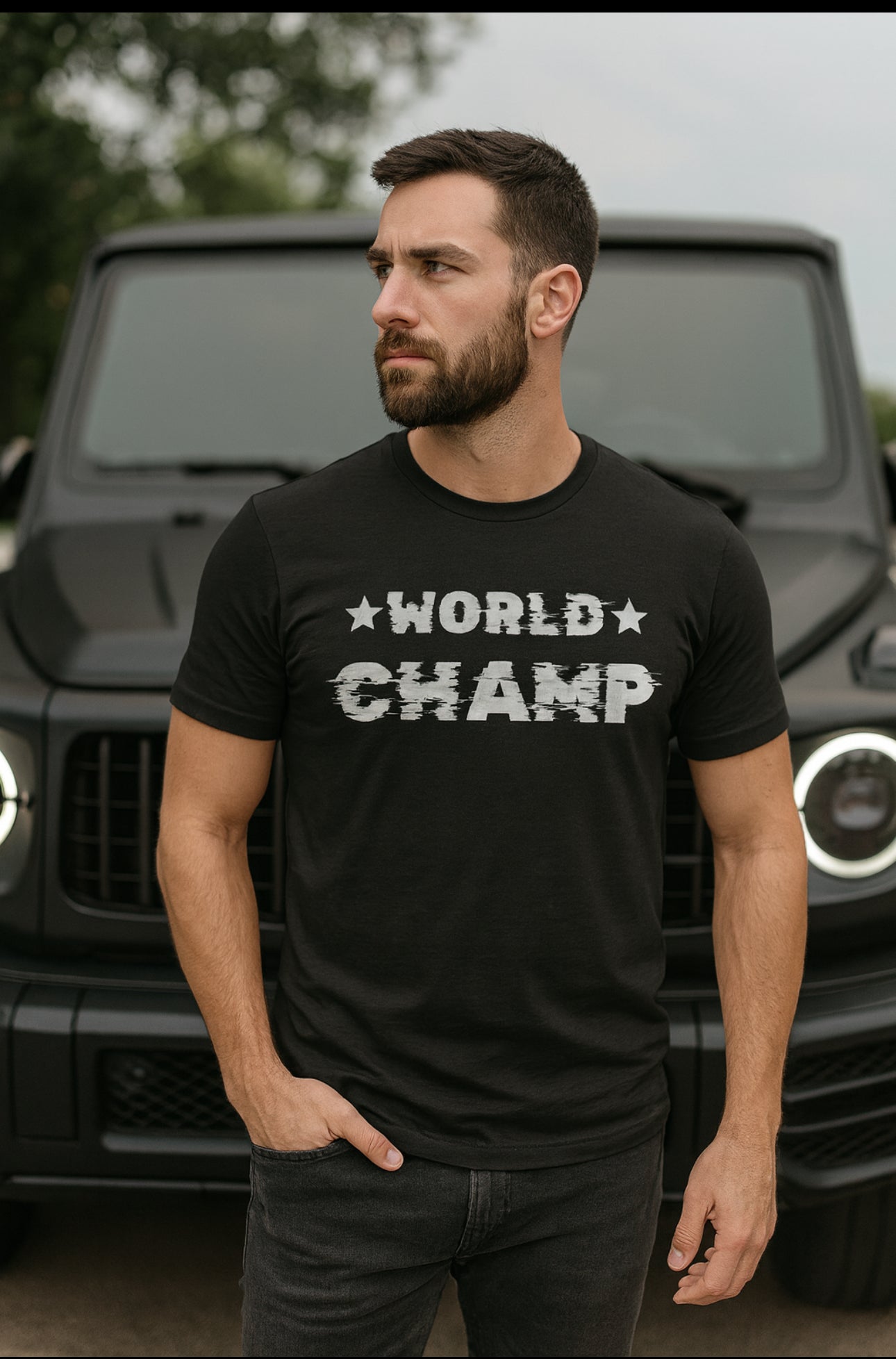 World Champ Classic T-Shirt 100% Combed Ring Spun Coton