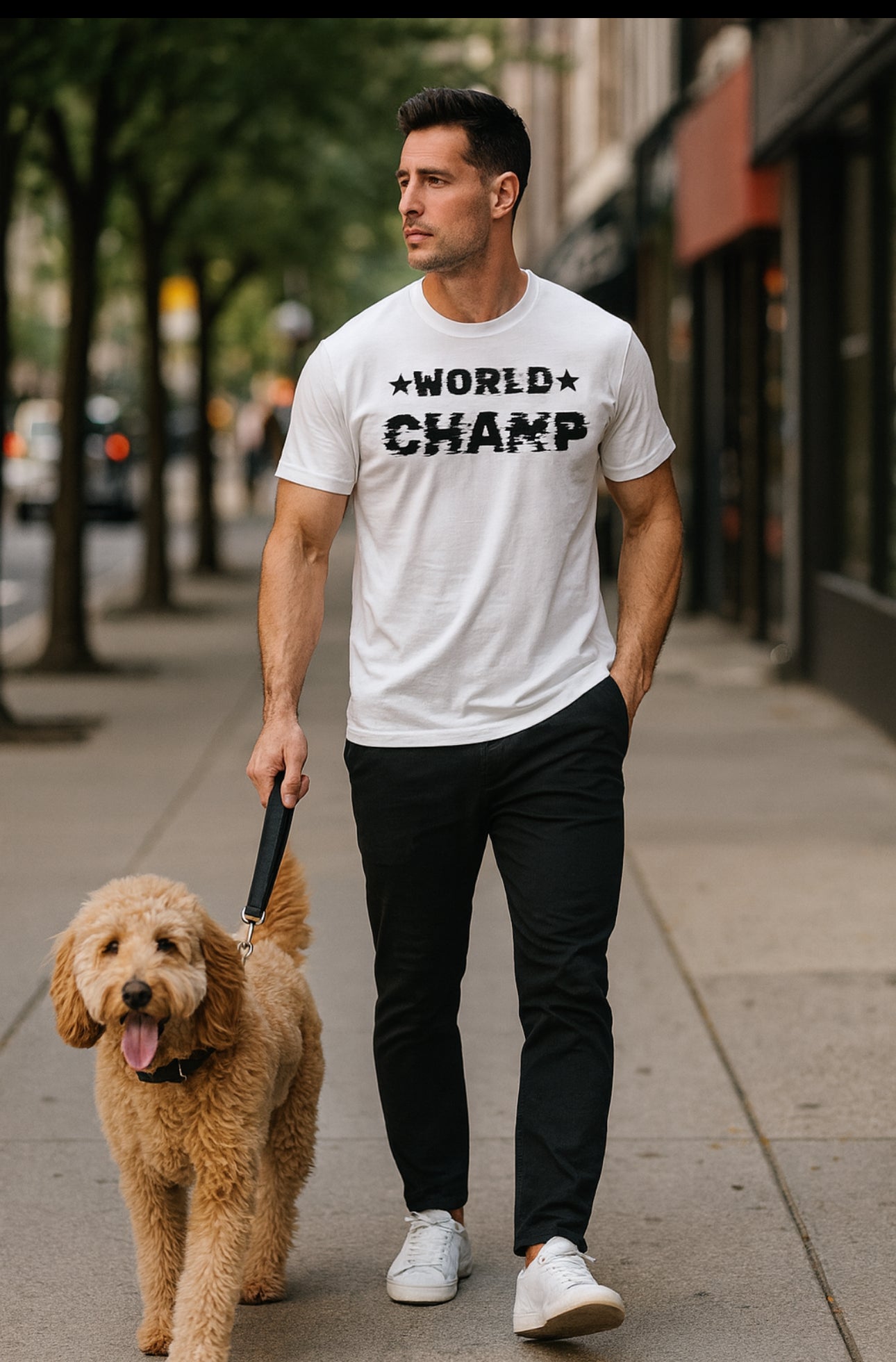 World Champ Classic T-Shirt 100% Combed Ring Spun Coton