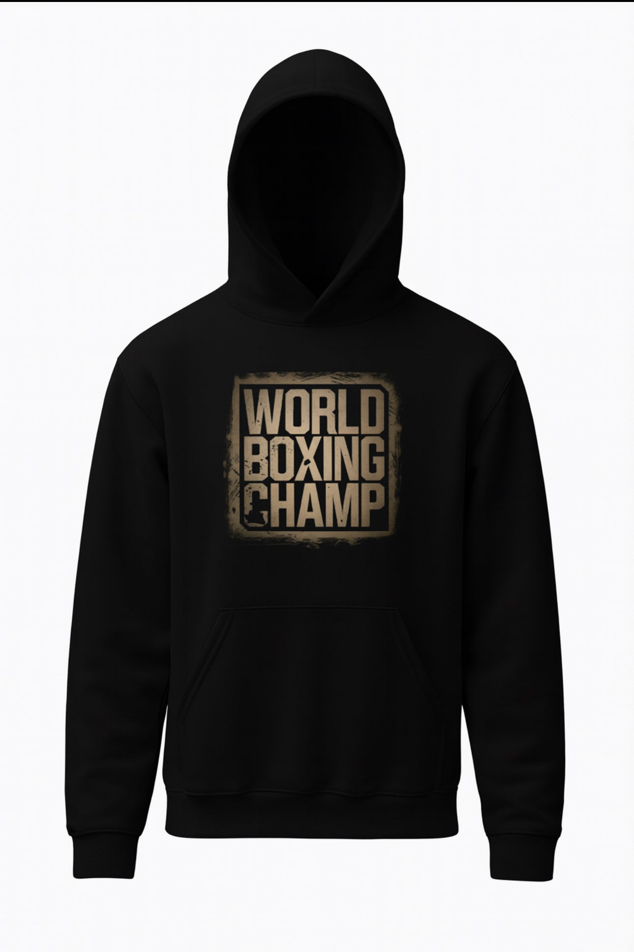World Champ Boxing Hoodie – 50/50 Cotton-Poly | Medium Fleece Warmth & Durability