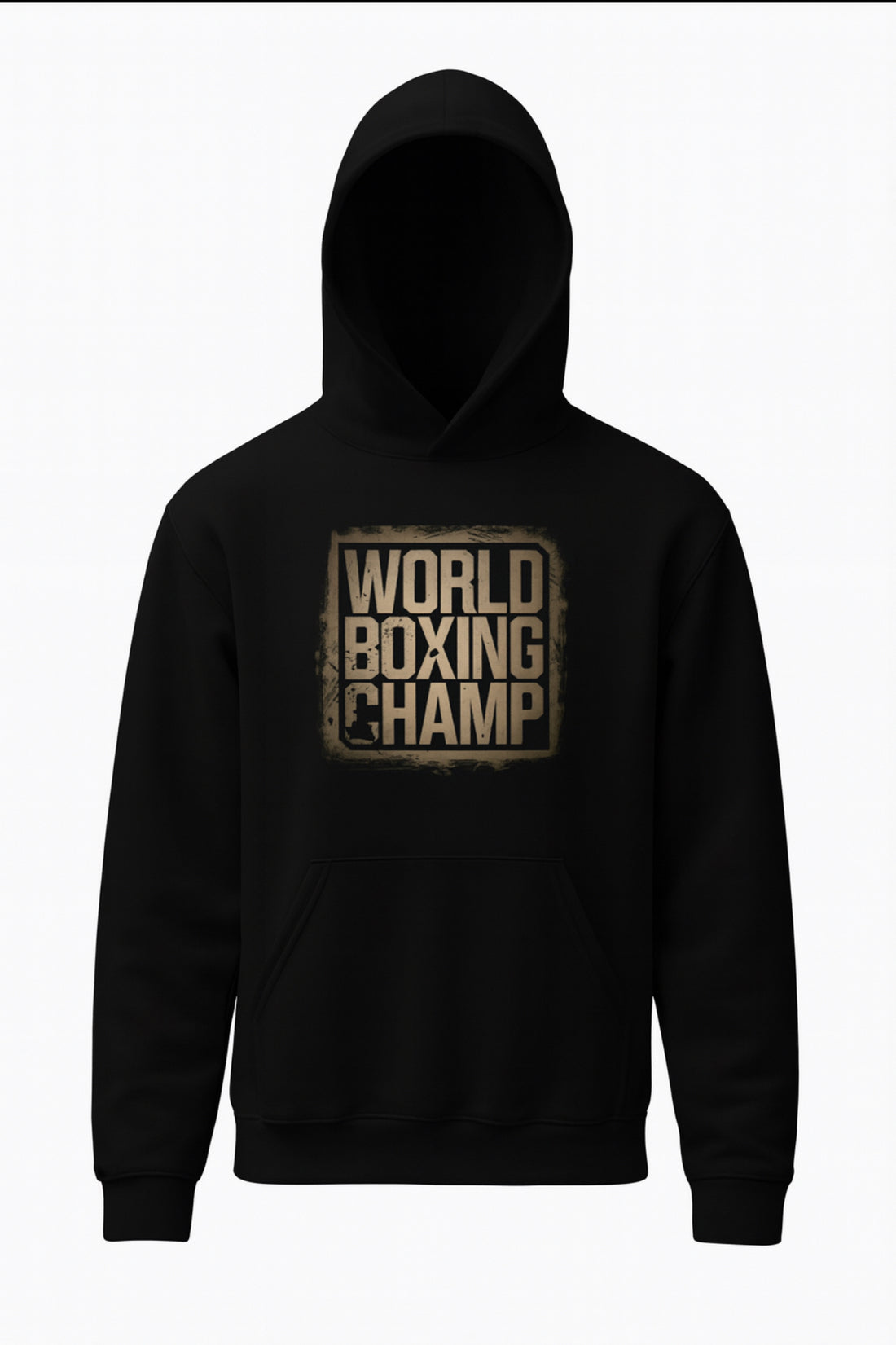 World Champ Boxing Hoodie – 50/50 Cotton-Poly | Medium Fleece Warmth & Durability