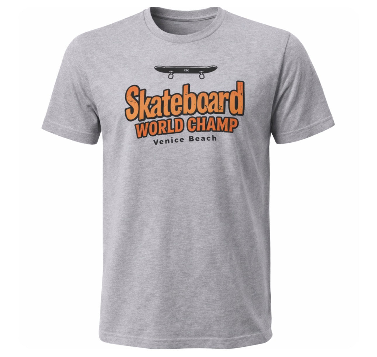 World Champ Skateboard Tee – 100% Combed Ringspun Cotton