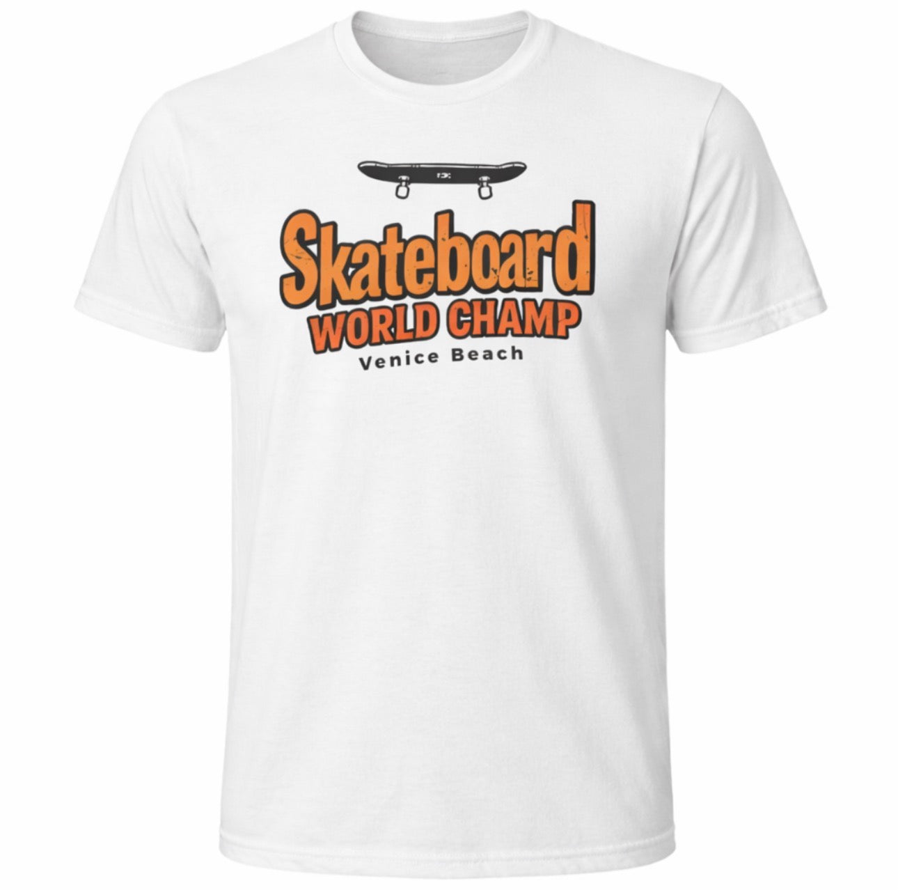 World Champ Skateboard Tee – 100% Combed Ringspun Cotton