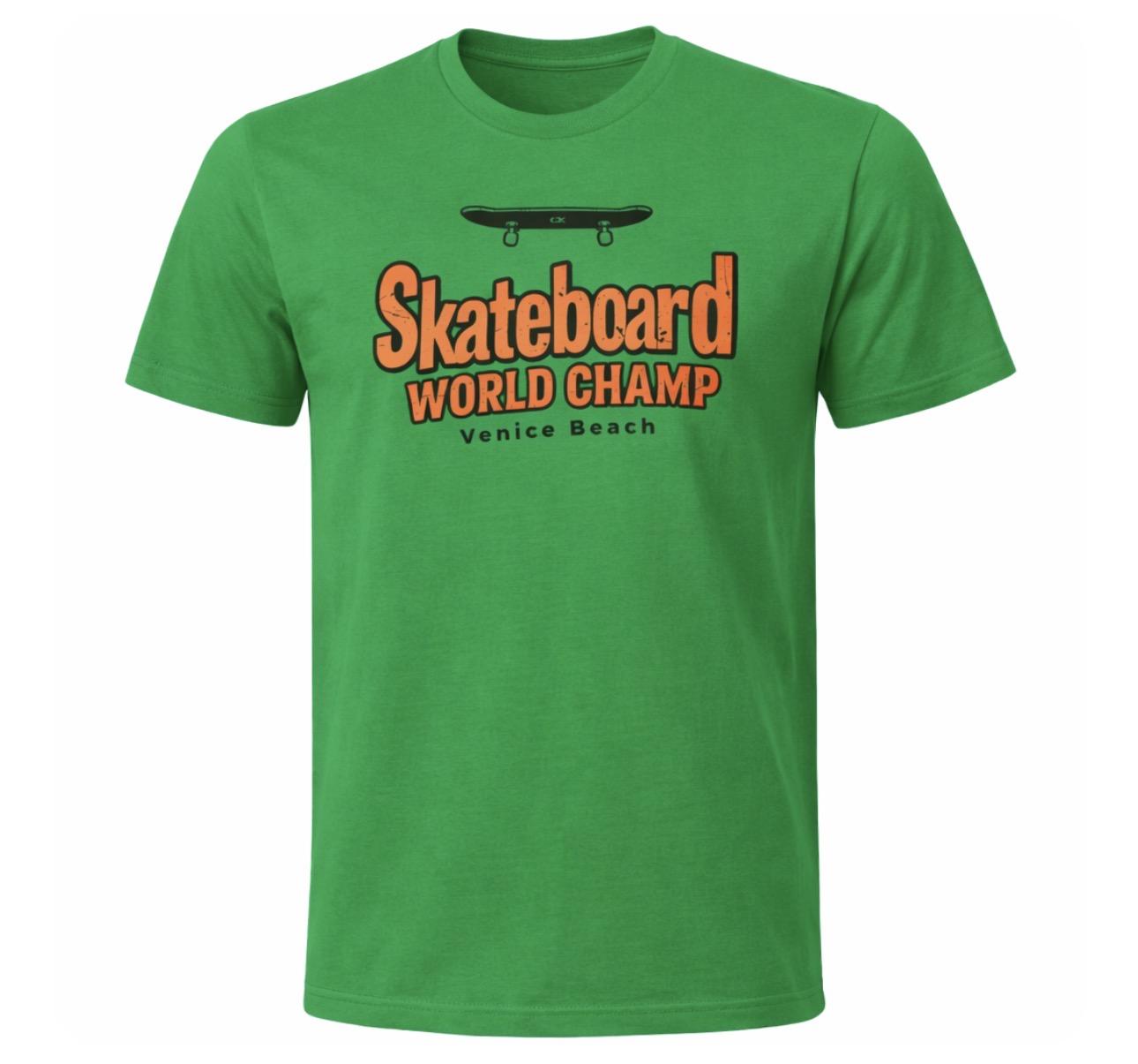 World Champ Skateboard Tee – 100% Combed Ringspun Cotton