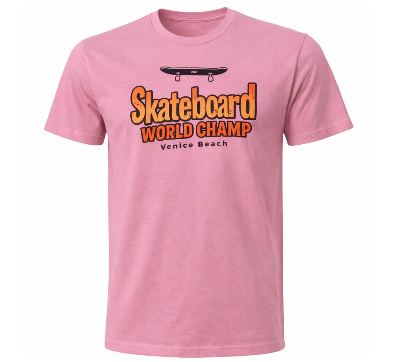 World Champ Skateboard Tee – 100% Combed Ringspun Cotton