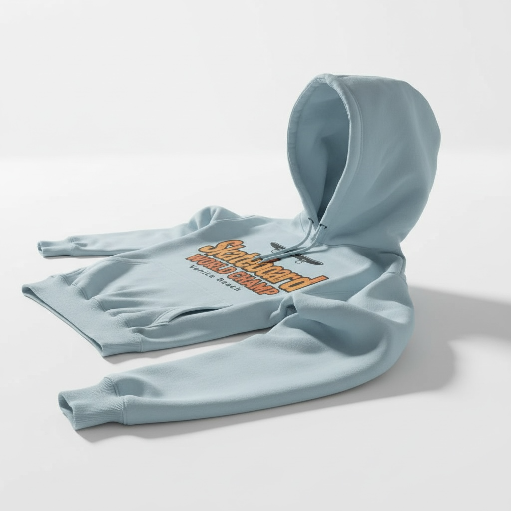 World Champ Skateboard Hoodie – 3-End Fleece Interior + 100% Cotton Exterior (Luxe Hand-Feel)