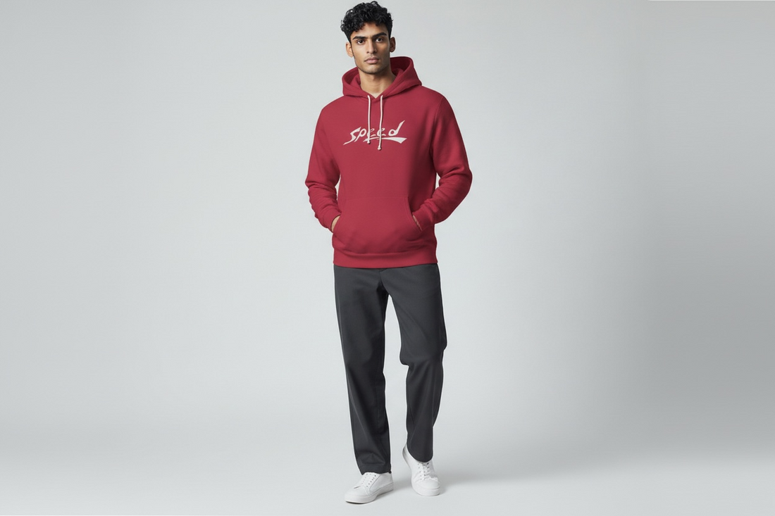 World Champ Speed Hoodie — Sponge Fleece Blend (52% Airlume Combed & Ring spun Cotton / 48% Polyester)