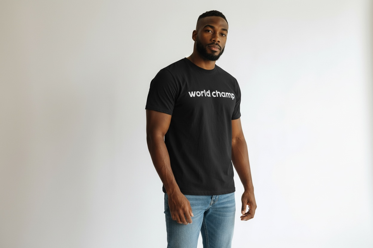 World Champ Classic Tee 100% Combed Ring Spun Cotton