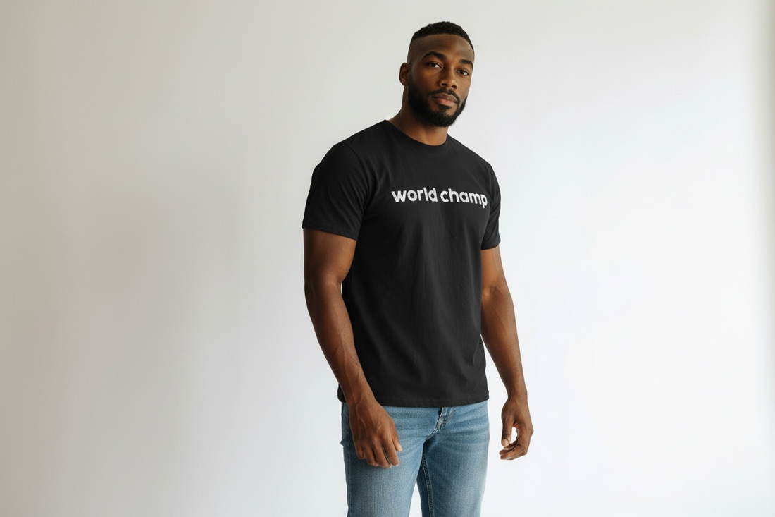 World Champ Classic Tee 100% Combed Ring Spun Cotton
