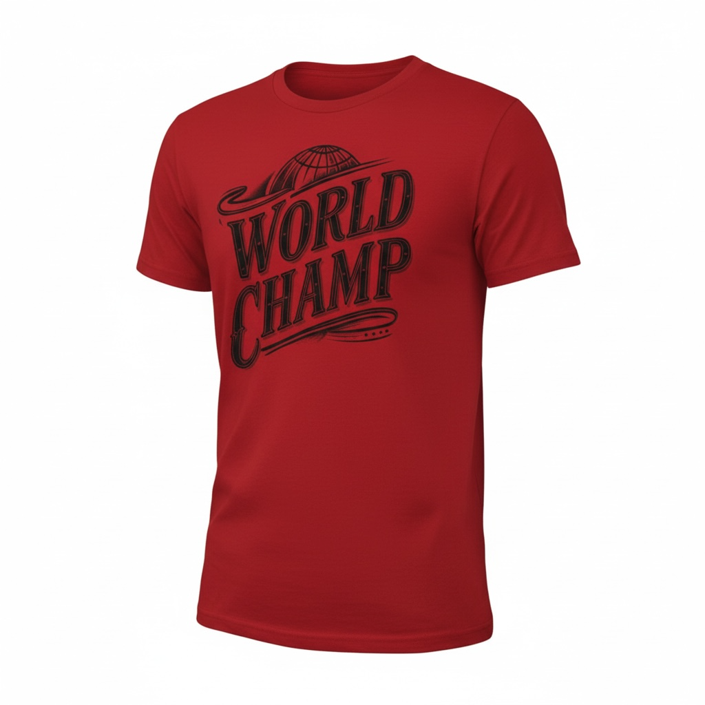 World Champ Tee – Premium 100% Combed Ring-Spun Cotton