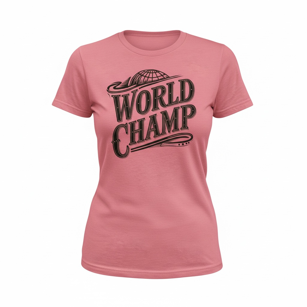World Champ Tee – Premium 100% Combed Ring-Spun Cotton