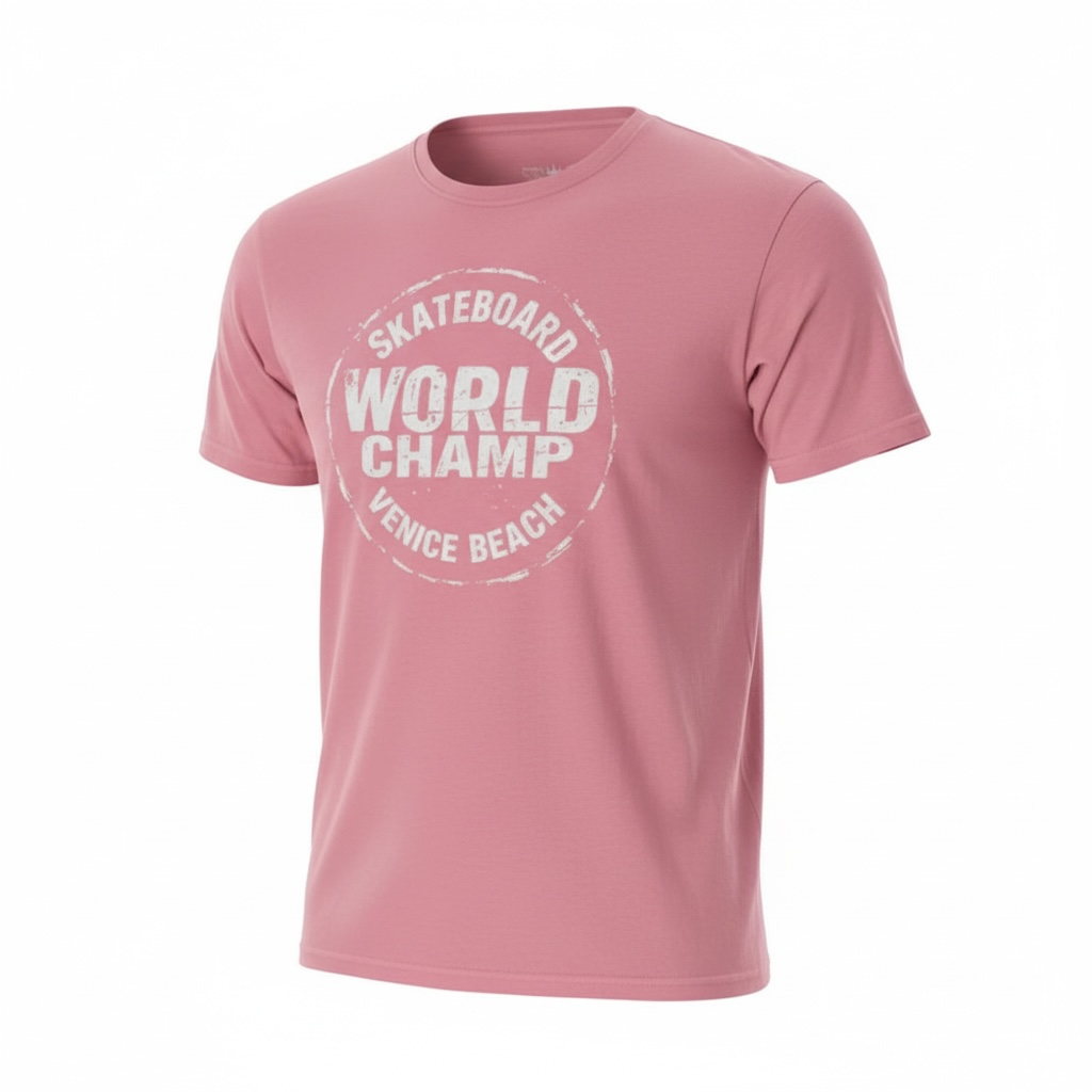 World Champ Skateboard Tee – 100% Combed Ringspun Cotton