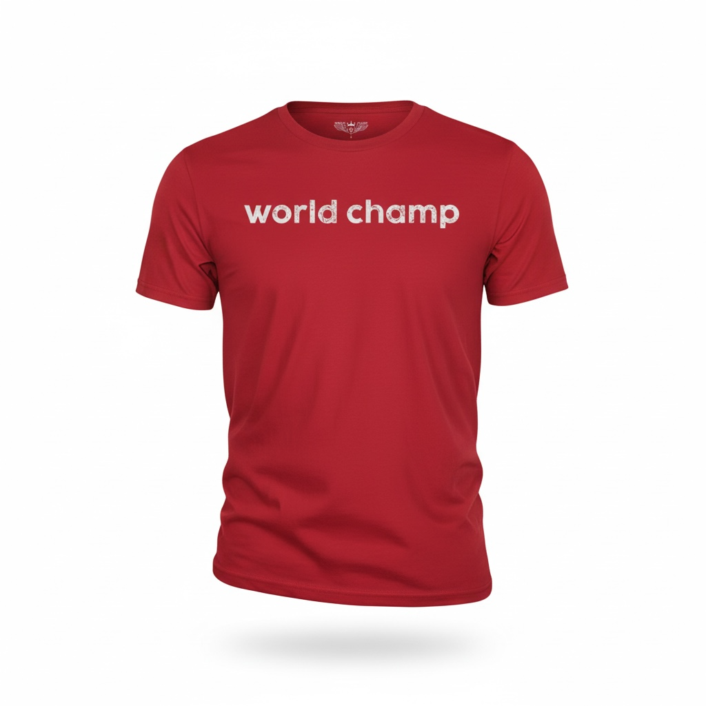 World Champ Classic Tee 100% Combed Ring Spun Cotton