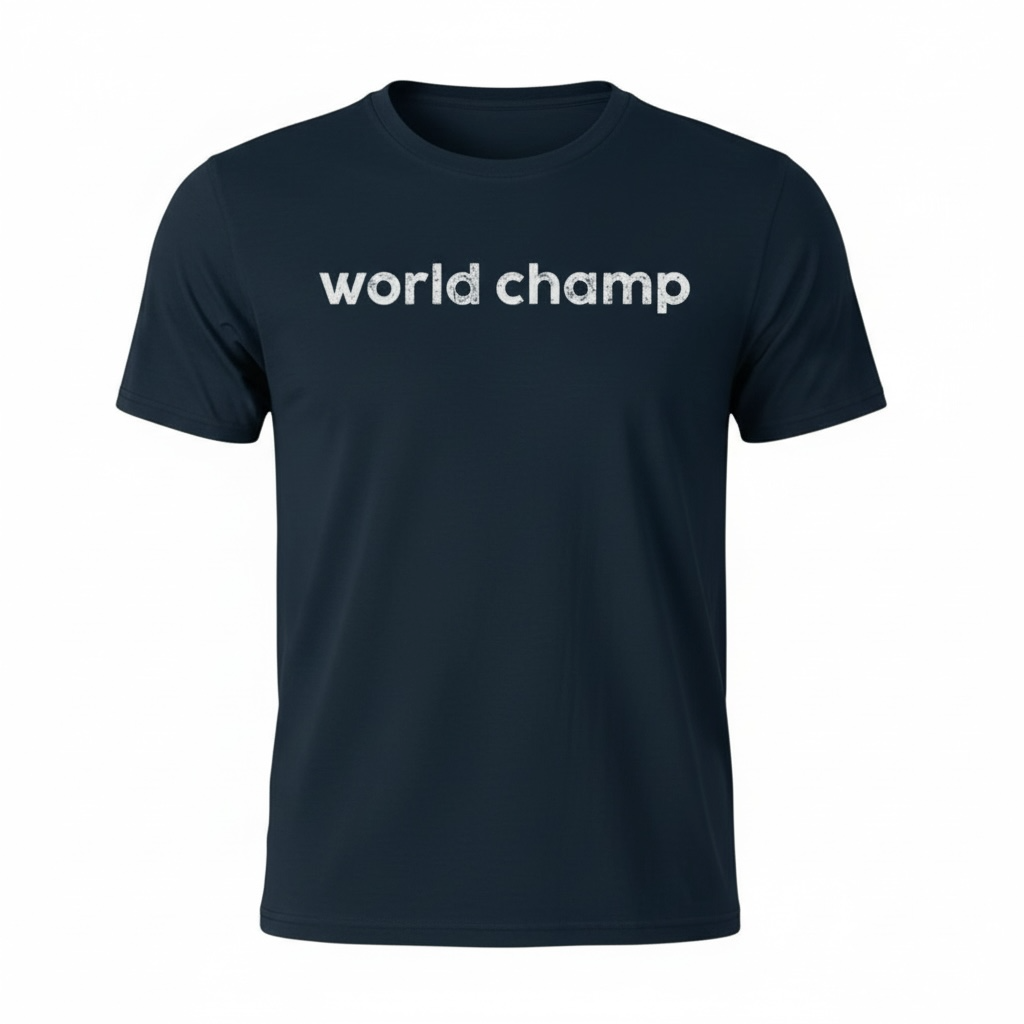 World Champ Classic Tee 100% Combed Ring Spun Cotton