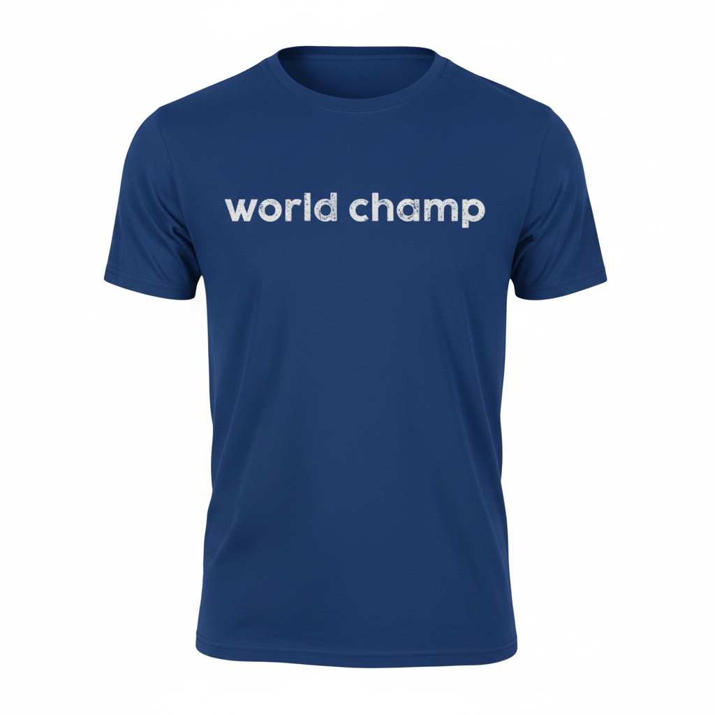 World Champ Classic Tee 100% Combed Ring Spun Cotton
