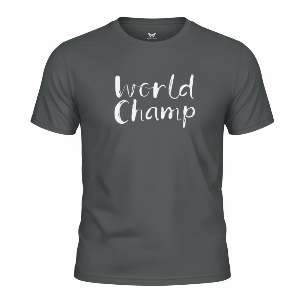 World Champ Women's Tee 100% Combed Ring-Spun Cotton