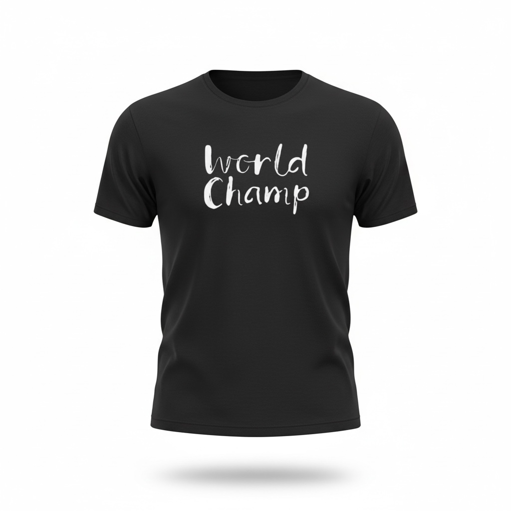 World Champ Women's Tee 100% Combed Ring-Spun Cotton