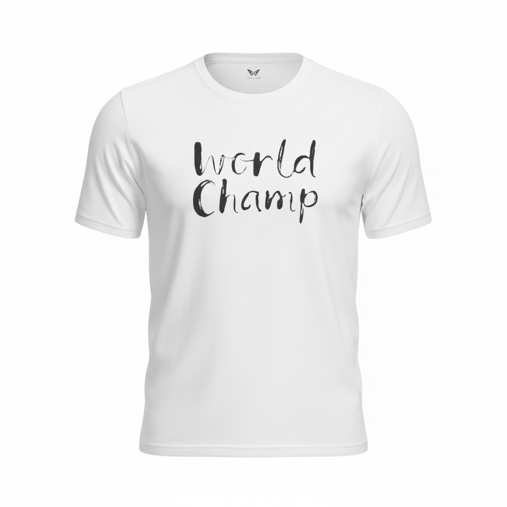 World Champ Women's Tee 100% Combed Ring-Spun Cotton