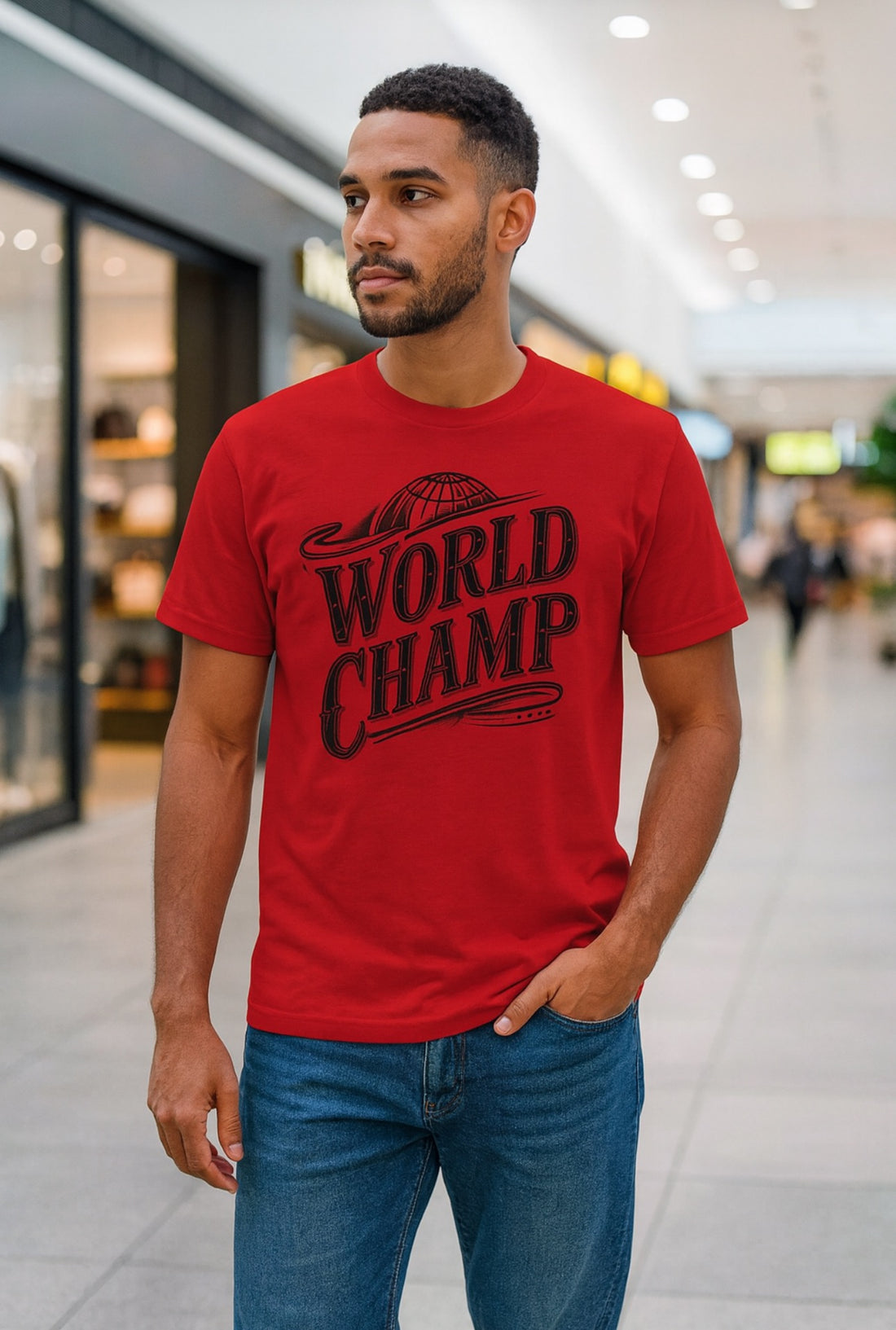World Champ Tee – Premium 100% Combed Ring-Spun Cotton