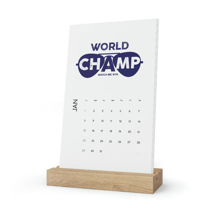 World Champ Vertical Desk Calendar (2023)