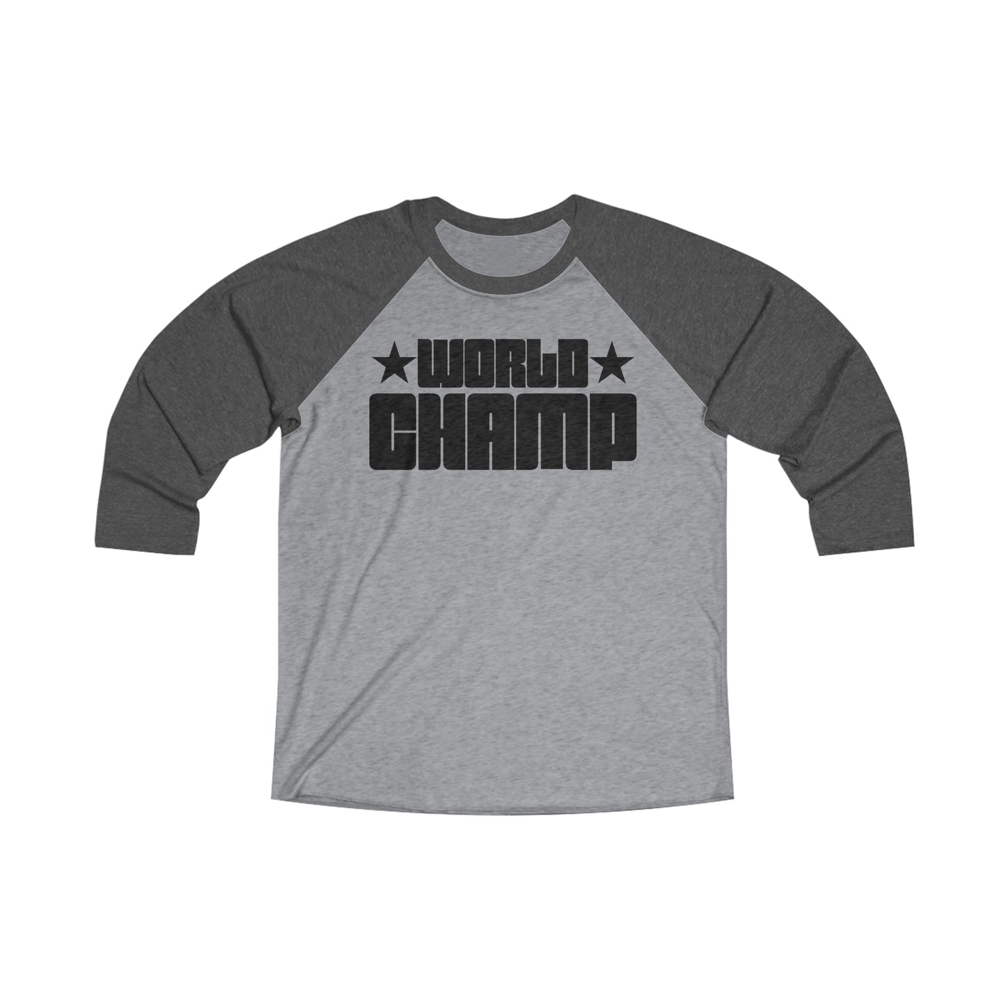 World Champ Tri-Blend 3\4 Raglan Tee