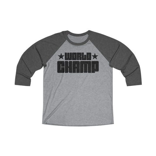 World Champ Tri-Blend 3\4 Raglan Tee