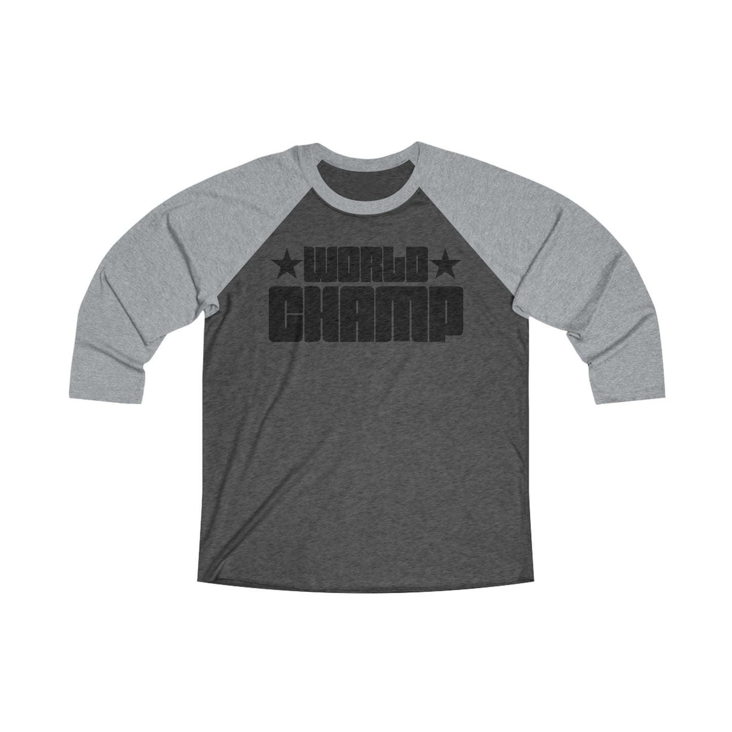 World Champ Tri-Blend 3\4 Raglan Tee